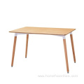 luxury modern rectangle small white dining table